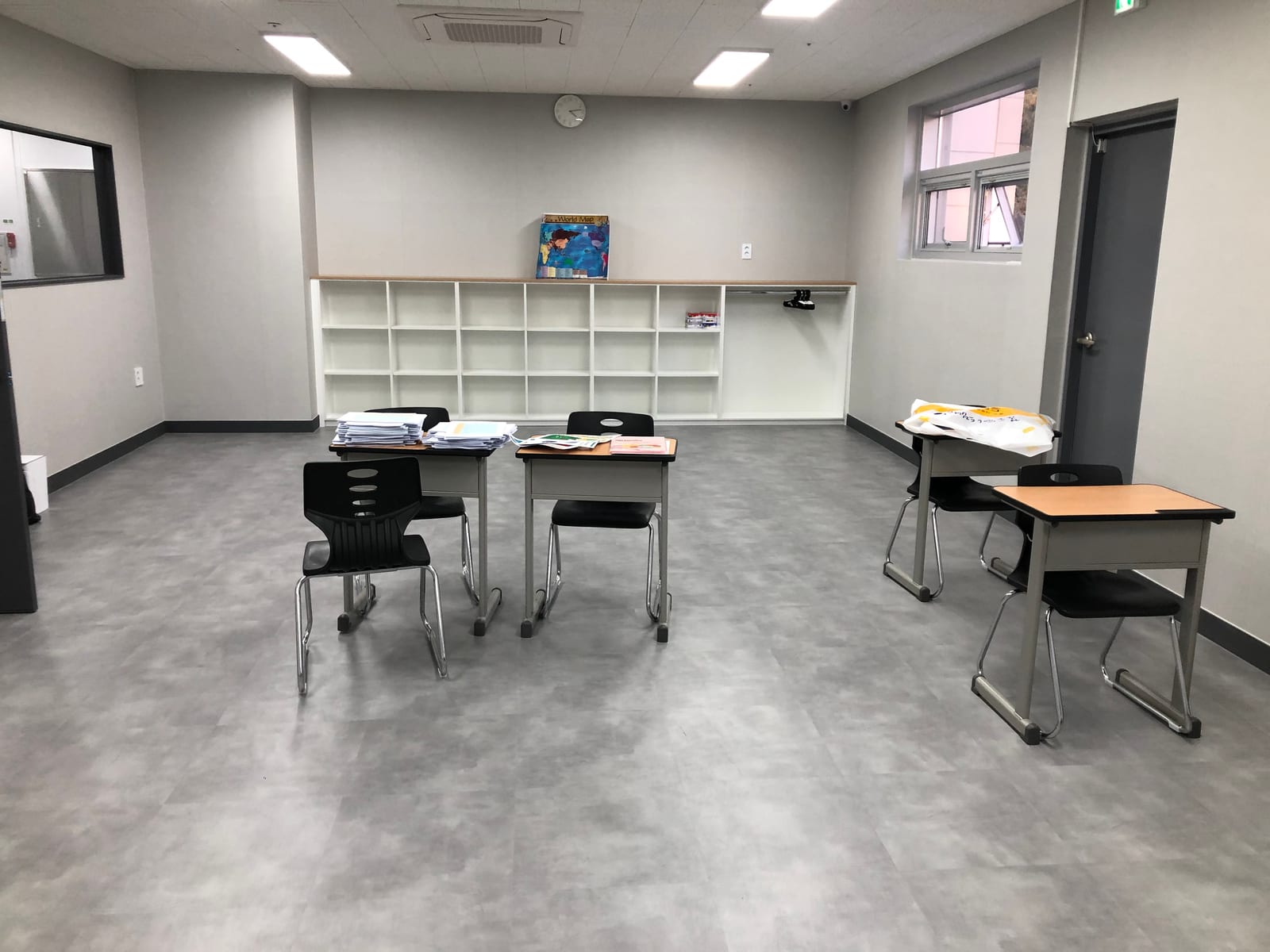 음성 대소면 학교청소 시공 사진