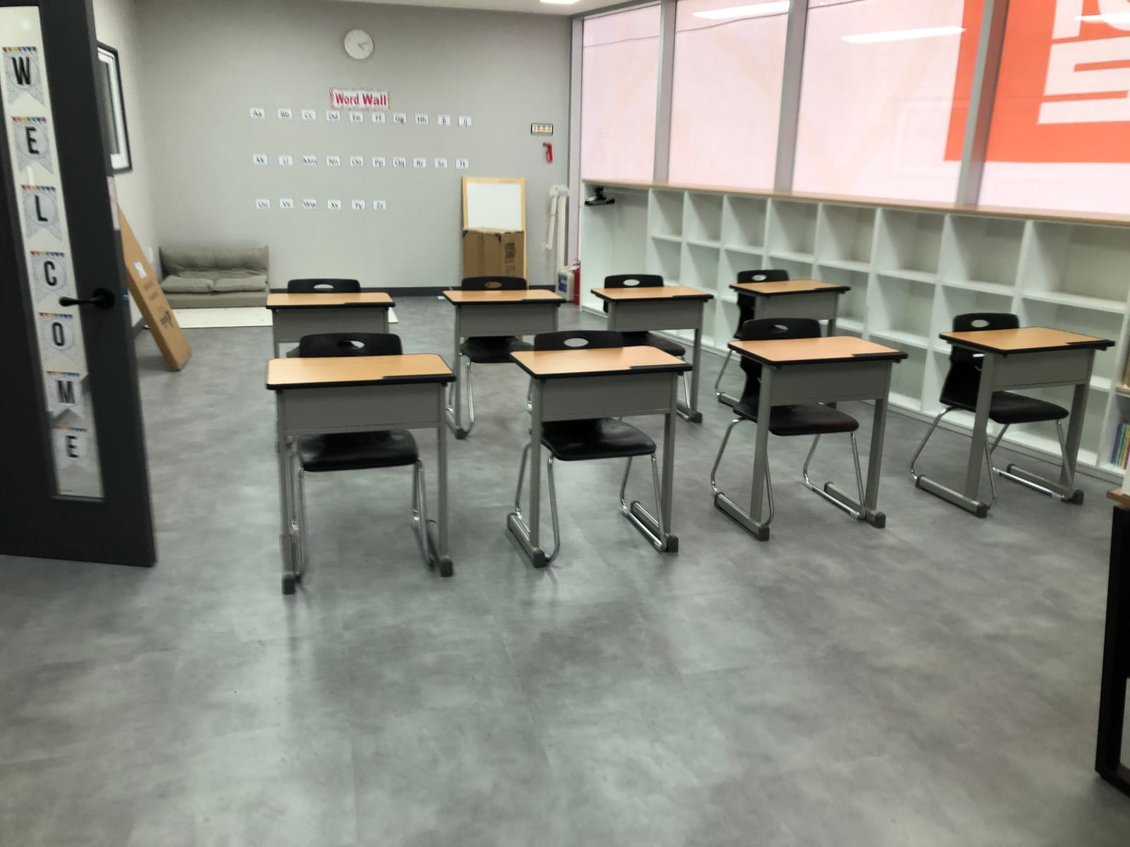 아산 탕정면 학교청소 시공 사진